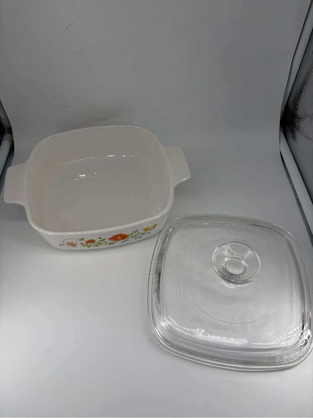 Corning Ware Wildflower 1qt dish with lid - Picture 11 of 14